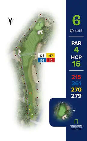 Greensgate Golf & Leisure Resort - Birdie karta 08