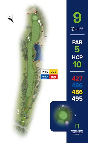 Greensgate Golf & Leisure Resort - Birdie karta 11